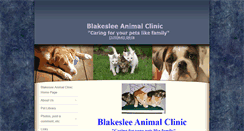 Desktop Screenshot of blakesleevet.com