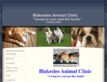 Tablet Screenshot of blakesleevet.com